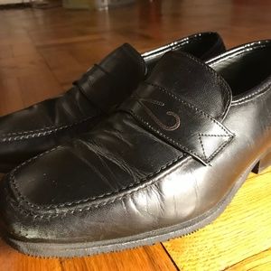 Black Leather Shoes, Made In Spain 4M U.S 36 EU